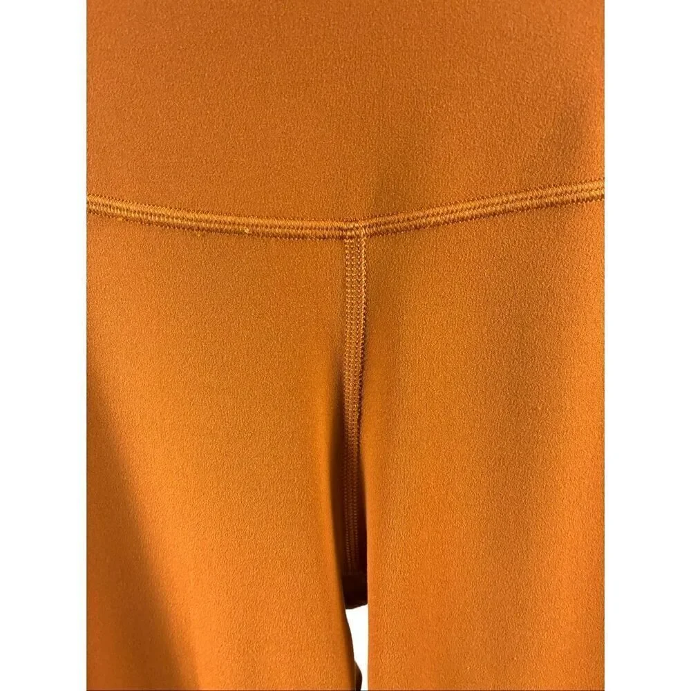 Lululemon Groove Super High Rise Flared Pant Nulu in Butternut Brown Size 2